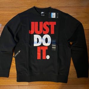 NWT men’s Nike just do it crew neck sweatshirt